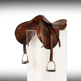 Janis Paige: Personalized Leather Horse Saddle