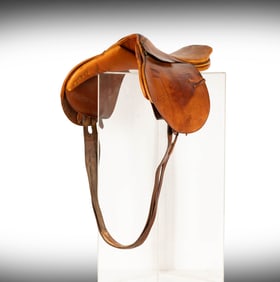 Janis Paige: A Blue Ribbon Leather Horse Saddle