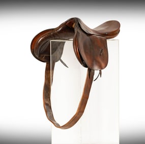 Janis Paige: An Italian Leather Horse Saddle