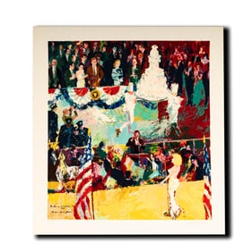 Janis Paige: Leroy Neiman, American, 1921-2012, The President's Birthday Party 1962