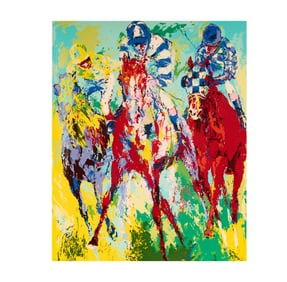 Janis Paige: Leroy Neiman, American, 1921-2012, The Finish 1974