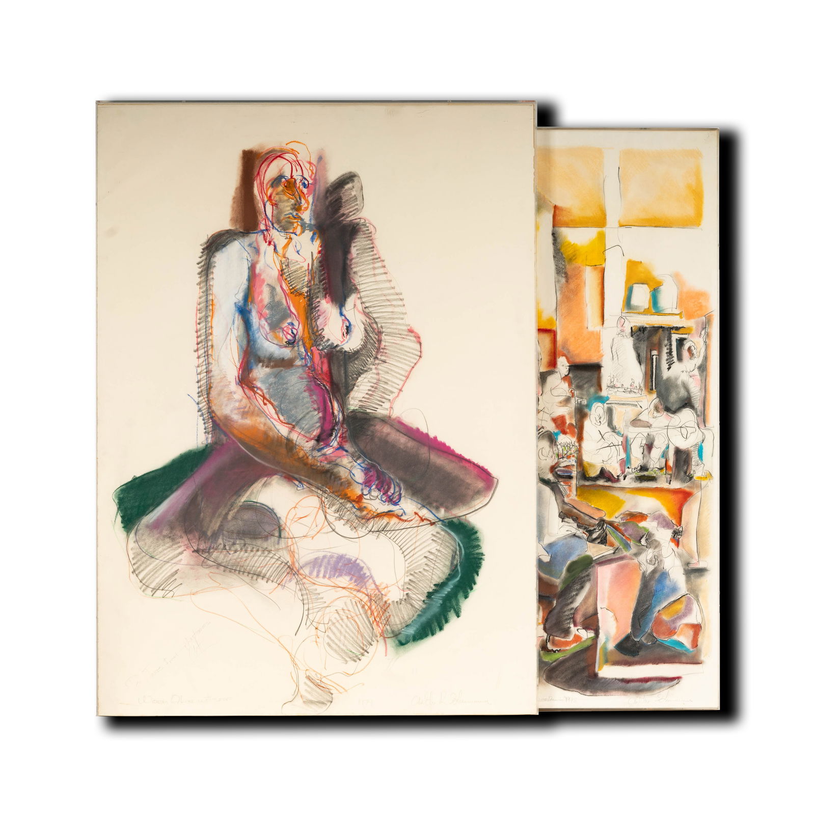 Janis Paige: Arthur Grunmann, American, 1938 - 2016, Two Works (1 of 19)