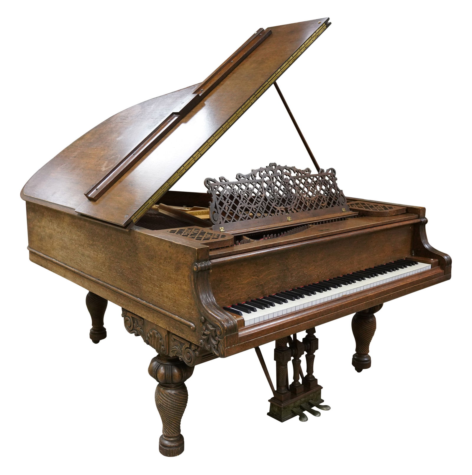 Janis Paige: Ray Gilbert's Knabe Carved Oak Grand Piano: Baltimore, MD, 1890-95; serial no. 42129 Note: Ray Gilbert was a notable American lyricist best known for winning an Academy Award in 1947 for ?Zip-a-Dee-Doo-Dah? from Disney?s Song of the South. He c