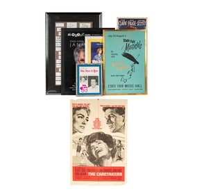 Janis Paige: A Group of Vintage Movie and Theater Posters with Framed Autographs