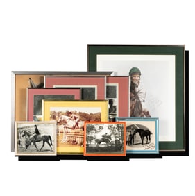 Janis Paige: A Group of Equestrian Artworks and Photographs with Janis