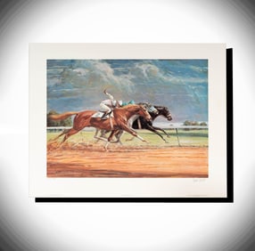 Janis Paige: Sam Savitt, American, 1917-2000, The Last Race of The Day