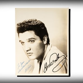 Janis Paige: An Elvis Presley Autographed Photograph