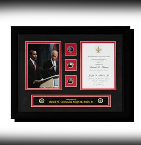 Janis Paige: A Barack Obama and Joseph Biden Inauguration Plaque