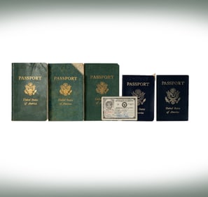 Janis Paige: A Group of Janis Paige and Ray Gilbert Passports