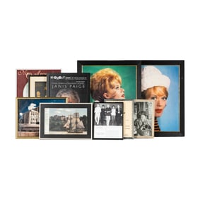 Janis Paige: A Group of Framed Janis Paige Photographs and Hollywood Ephemera