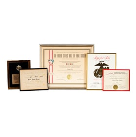 Janis Paige: A Group of Janis Paige Framed Awards