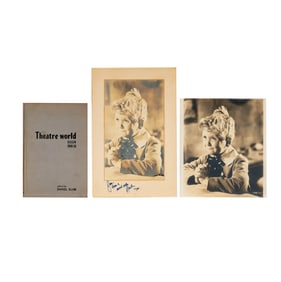 Janis Paige: A Group of Jackie Cooper Ephemera