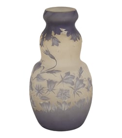 An Emile Galle Cameo Glass Vase