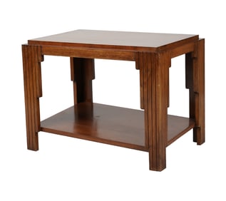 A French Art Deco Rosewood End Table