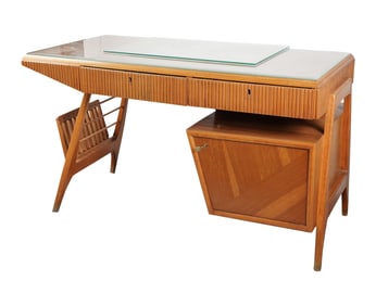 A Continental Mid-Century Modern Desk