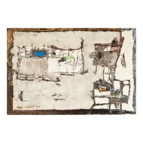 Carl A. Morris, 1911-1993, White Landscape