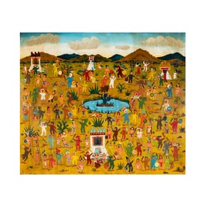 Rafael Rodriguez Contreras, B. 1974, Untitled (Figures in Landscape)