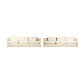 A Pair of Knoll Upholstered Sofas