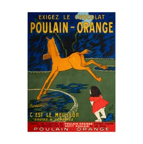 Leonetto Capiello, Exigez le Chocolat Poulain-Orange