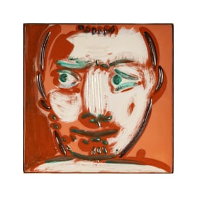Pablo Picasso, 1881-1973, Visage d'homme
