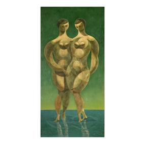 Flavio Cabral, 1918-1990, Two Women