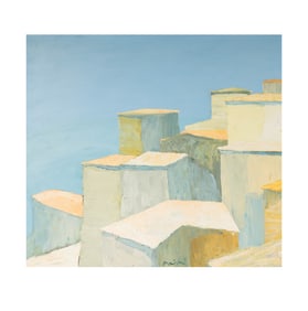 Roger Muhl, 1929 - 2008, Village en Ete