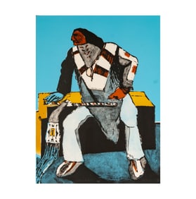 Fritz Scholder, 1937-2005, Another Deco Indian