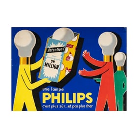 Guy Georget, 1911-1992, Une Lampe Philips