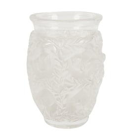 A Lalique Bagatelle Clear and Frosted Glass Vase
