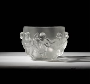 A Lalique Luxembourg Glass Bowl