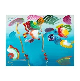 Peter Max, B. 1937, Images Of An Era: Double Profile