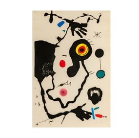 Joan Miro, 1893-1983, Plate 6 from Barcelona Suite