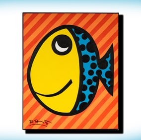 Romero Britto, B. 1963, Fish