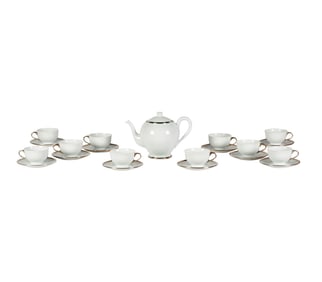 A Puiforcat Cercle d'Orfevre Tea Service for Ten