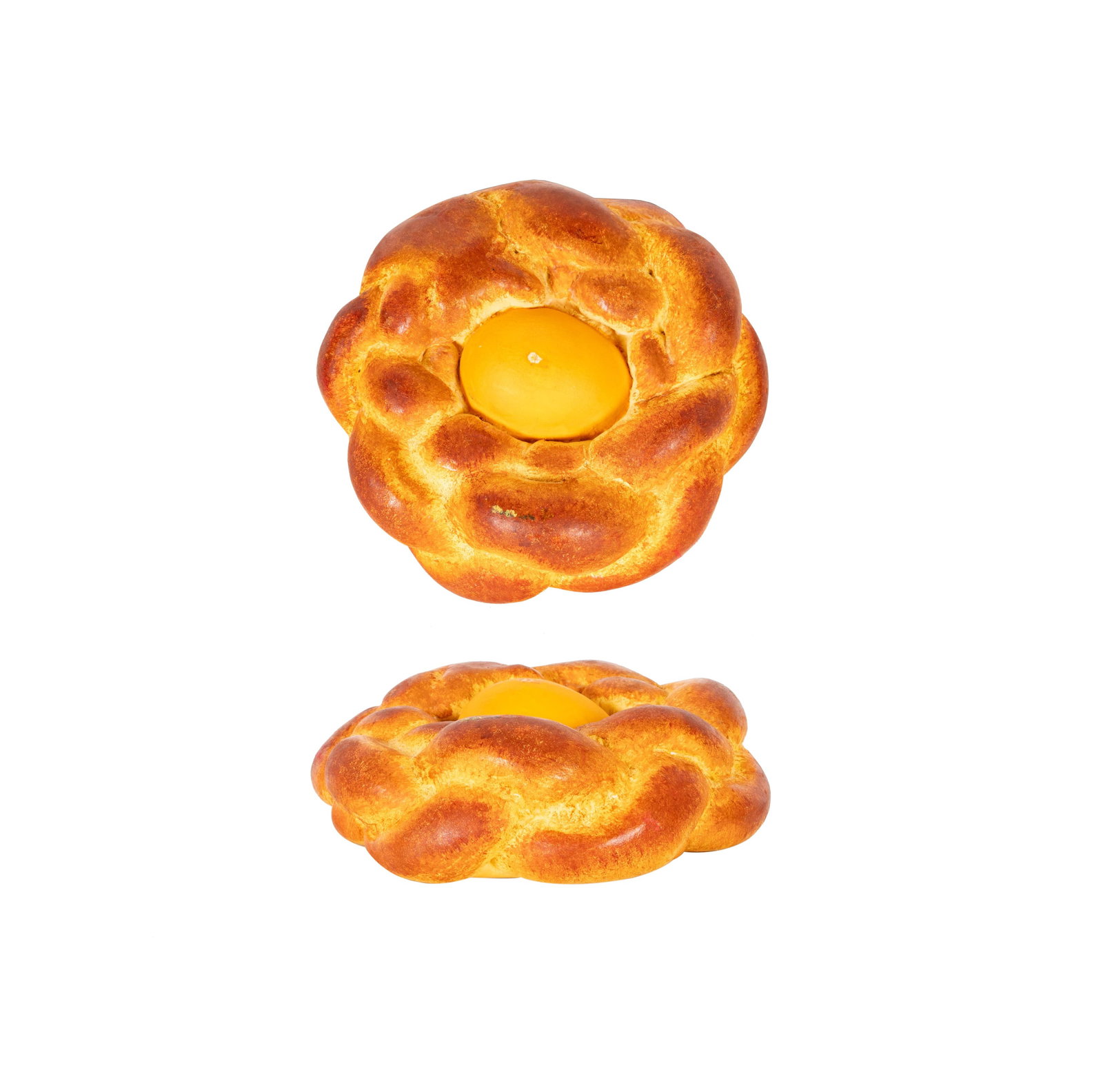 Jeff Koons, American B. 1955, Bread with Egg (Yellow) (1 of 10)