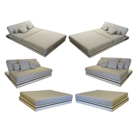 Four Manutti Outdoor Patio Lounge Daybeds