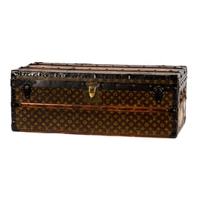 A Vintage Louis Vuitton Steamer Trunk
