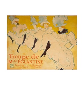 Henri de Toulouse-Lautrec, 1864-1901, La Troupe de Mademoiselle Eglantine