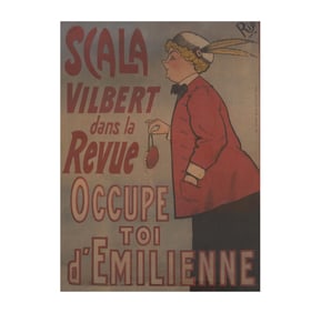 A French Poster: Revue de la Scala