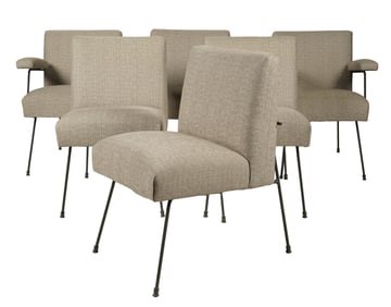 Milo Baughman for Pacific Iron: Set of Dining Chairs
