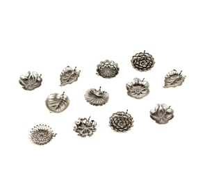 12 Buccellati Sterling Place Card Holders