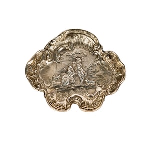 A Tiffany and Co. Rococo-Style Sterling Vide Poche