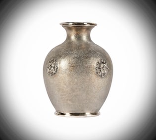 A Buccellati .800 Silver Vase