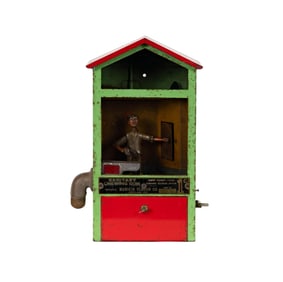 A Manikin Baker Boy Gumball Machine