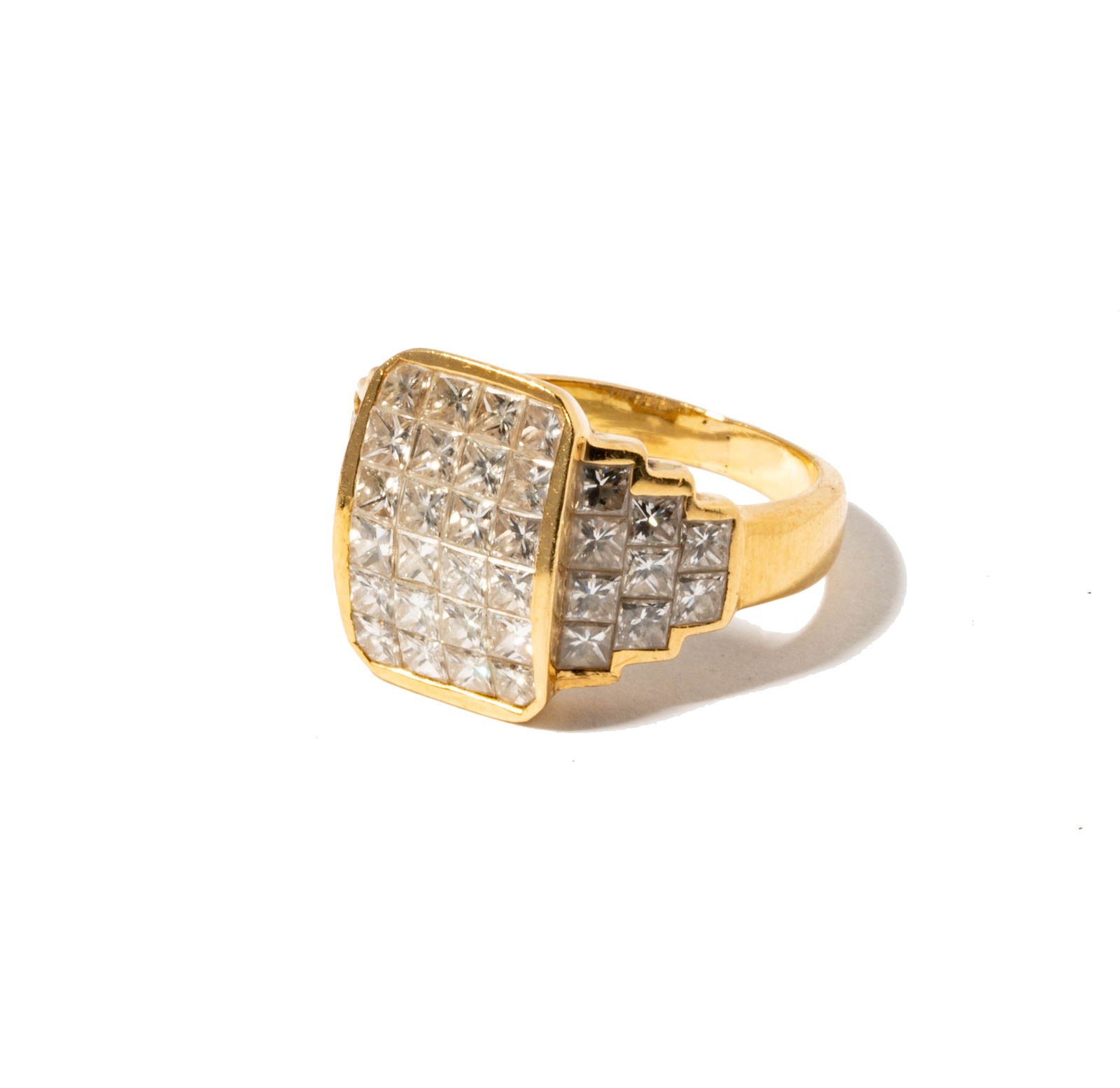 18 Karat Yellow Gold Diamond Ring (1 of 5)