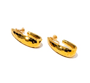 Henry Dunay Pair of 18 Karat Yellow Gold Earrings
