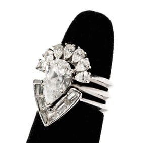 Platinum, Diamond Wedding Set