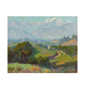 Marion Kavanagh Wachtel, 1870-1954, California Foothills Landscape