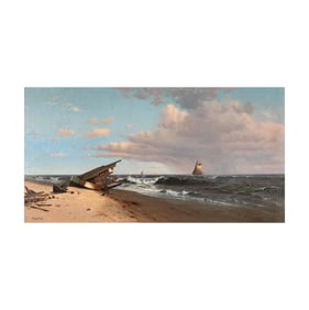Francis Augustus Silva, 1835-1886, Approaching Storm
