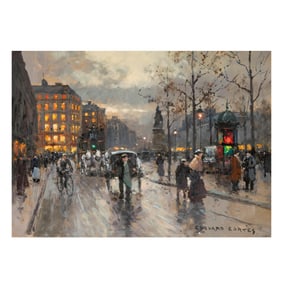 Edouard-Leon Cortes, 1882-1969, Place Clichy
